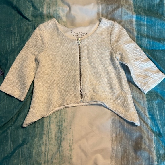 Pippa & Julie 24 month White Sparkly Cardigan - Picture 1 of 1